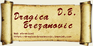 Dragica Brezanović vizit kartica